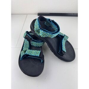 Teva Kids Hurricane XLT 2 Sport Sandals Blue Yellow Outdoor Adventure Size 1